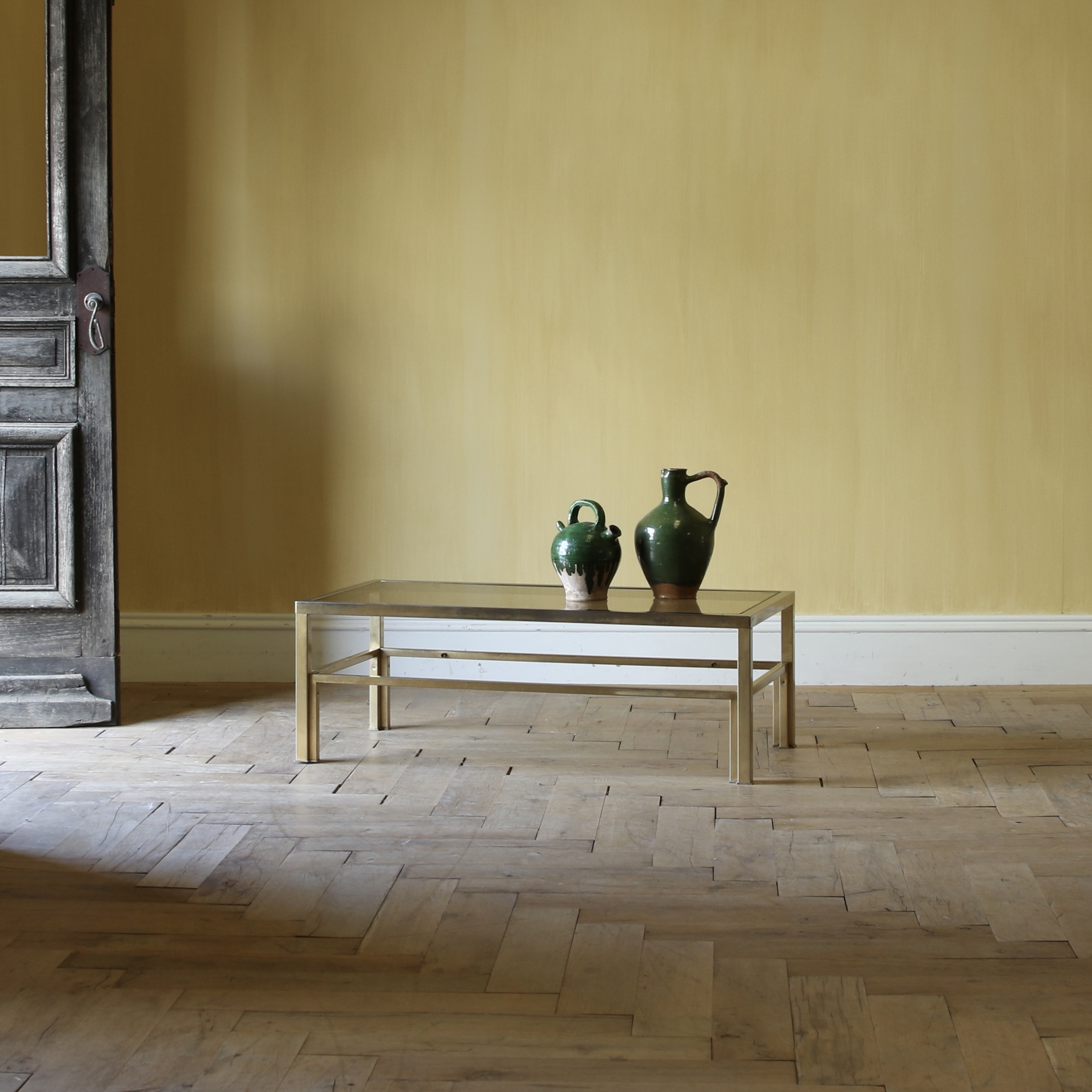 153-85 - Brass Coffee Table